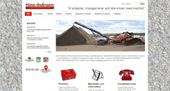 Desktop Screenshot of hansanderssonentreprenad.se